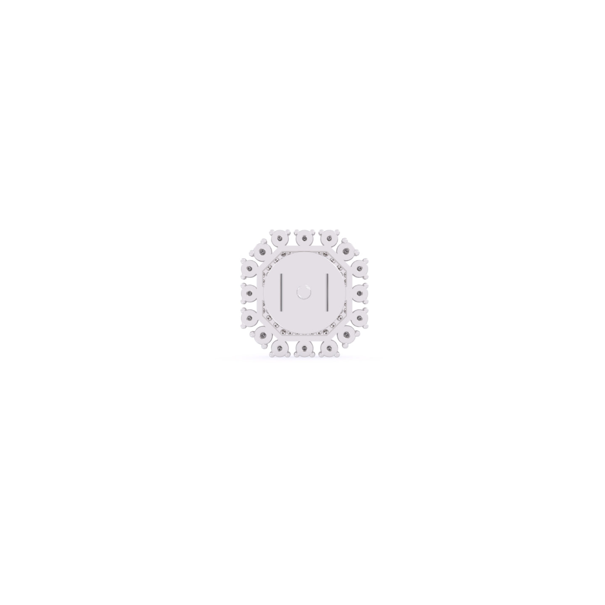 Classic Octagon Shaped Earrings For Girls